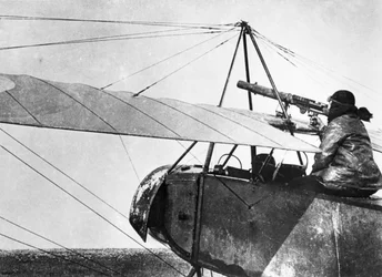 Flugzeugschütze während der Schlacht an der Marne, 1915